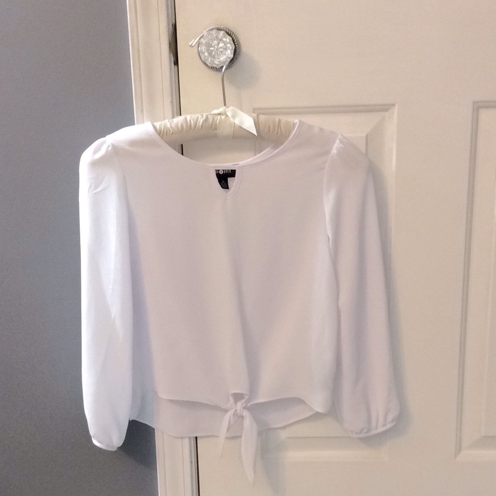 Amy Byer Girls White Blouse